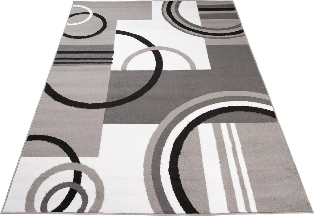 TA Koberec Z897F GRAY MAYA PP EYM Sivý Obdĺžnikový Rozmer: 80x150 cm