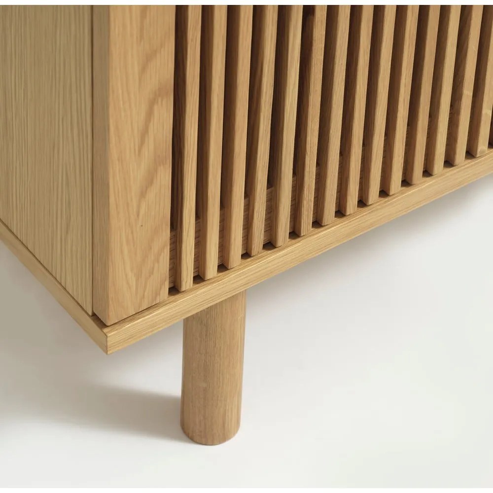 Skrinka v dekore duba v prírodnej farbe 95x140 cm Tiber – Unique Furniture