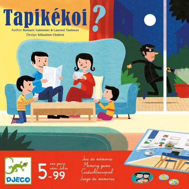 Djeco Spoločenská pamäťová hra: Tapikékoi