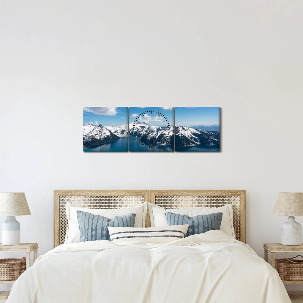 Obraz - Garibaldi Park (s hodinami) (90x30 cm)