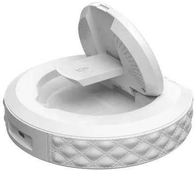 Immax 08983L - Budík s LCD a bezdrôtovou Qi nabíjačkou 27W/9V biely