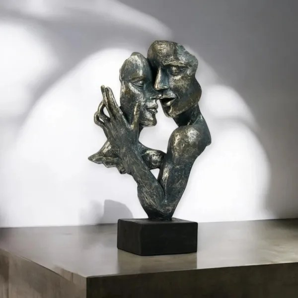 Dekorácia na stôl 31,5x9,5x19 cm živica/patina