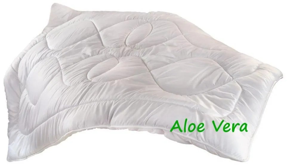 SET Prikrývka Aloe Vera 140x200cm celoročná 850g + Vankúš UNICO AloeVera 70x90cm 900g