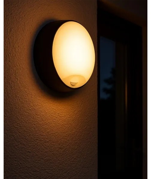 LED vonkajšie nástenné svietidlo s pohybovým senzorom LED/15/18/20W/230V IP65