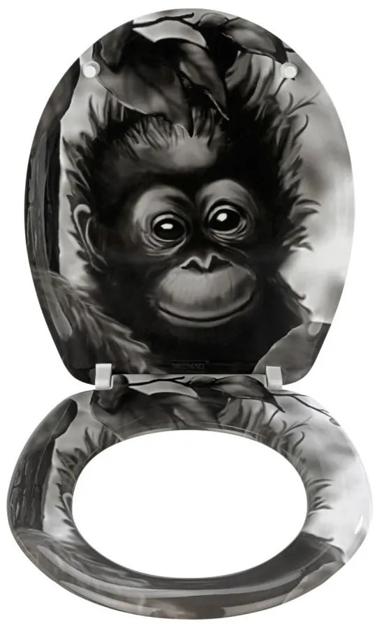 WC sedadlo Wenko Ape, 44,5 × 37,5 cm