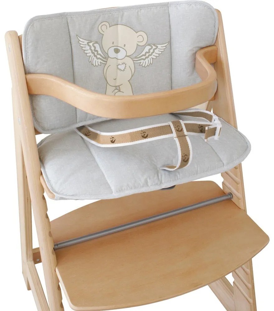 Sivá vložka do jedálenskej stoličky Heartbreakerbär – Roba