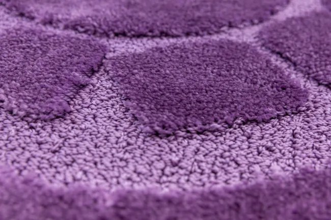 Kúpeľňový koberček Ocean fialový kruh