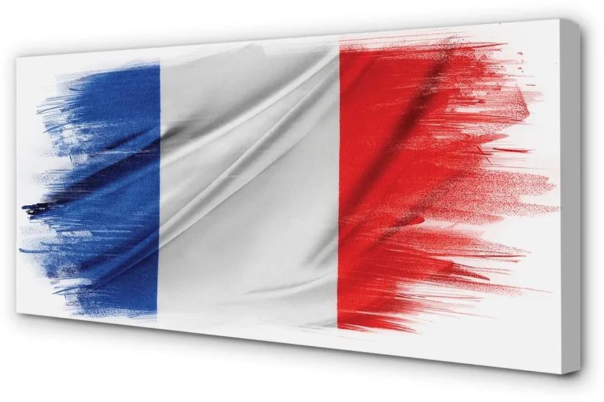 Obraz canvas vlajka Francúzsko 140x70 cm