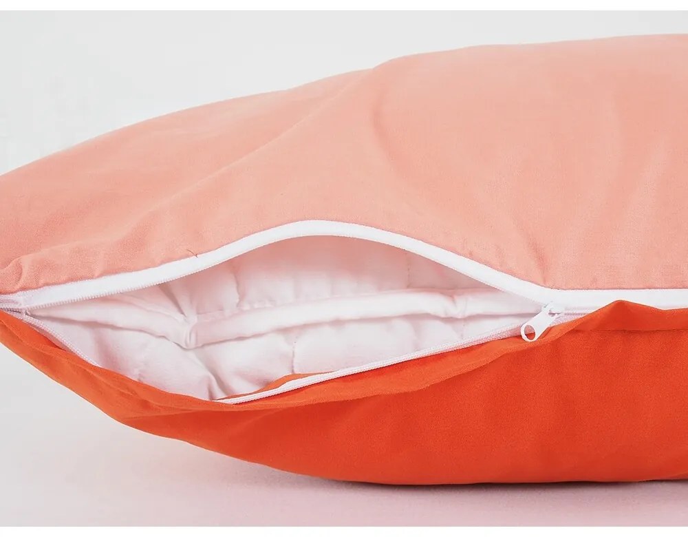 B.E.S. Petrovice Bavlnené obliečky Double face tehlová/hrdzavá