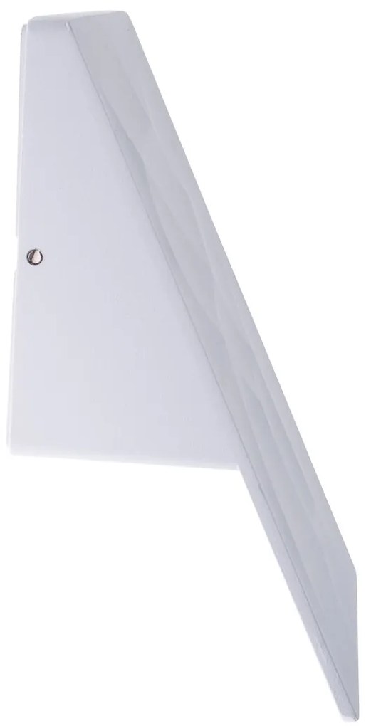 EUlight Exteriérové nástenné LED svietidlo Cracks, 1x LED 10w, biele