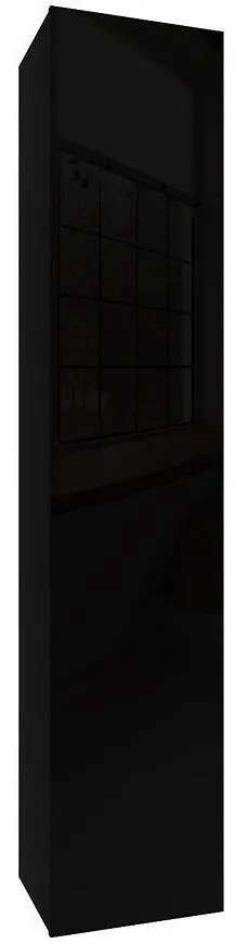 Závesná skrinka Izumi-24-BL čierna mat/lesk