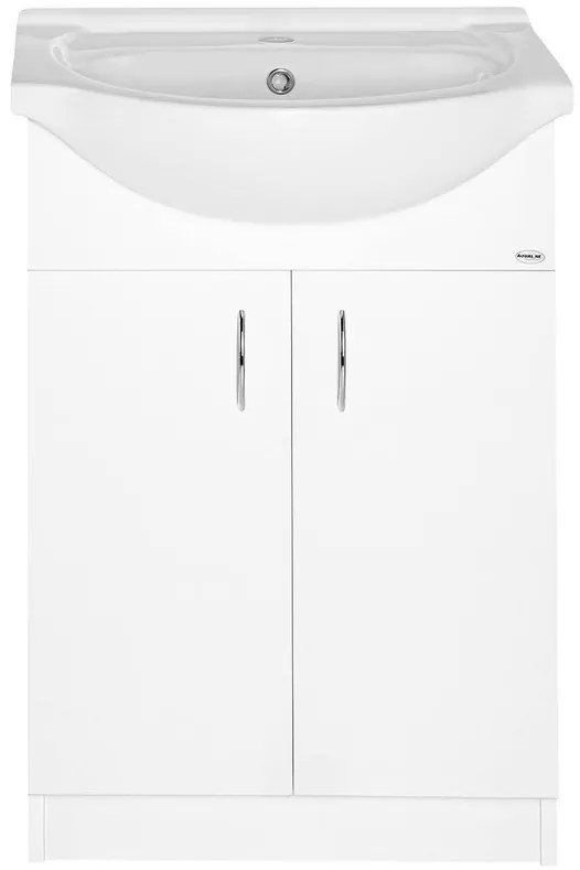 Aqualine Aqualine, SIMPLEX ECO 55 umývadlová skrinka s umývadlom 53x83,5x30,7cm, SIME550