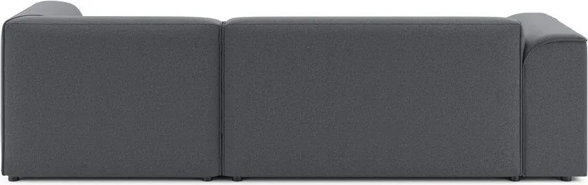 Tmavosivá rohová pohovka (pravý roh/s leňoškou) Merid – Ropez