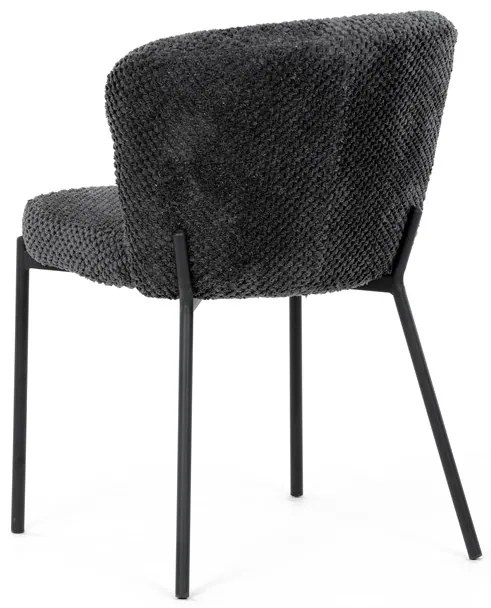 Autronic BONTEC Jedálenská stolička, sivá, látka bouclé, CT-W1077 GREY2 Farba: Béžová