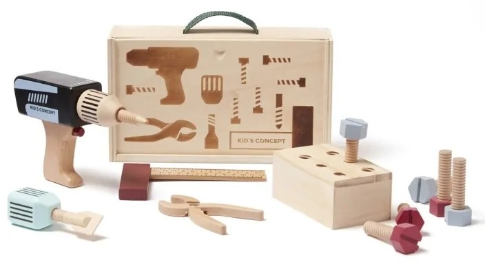 Kids Concept Drevený kufrík s náradím