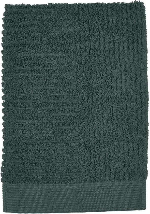 Tmavozelený uterák Zone Classic, 50 × 70 cm