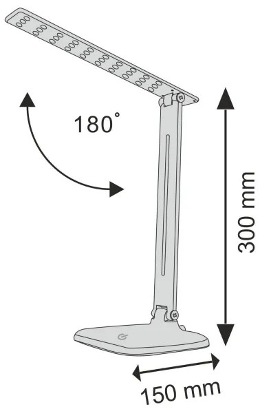 LED Stmievateľná dotyková stolná lampa JOWI LED/8W/230V biela