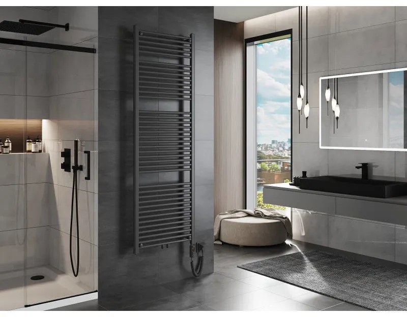 Mexen Mars, elektrické vykurovacie teleso 1800x600 mm, 900W, antracitová, W110-1800-600-2900-66