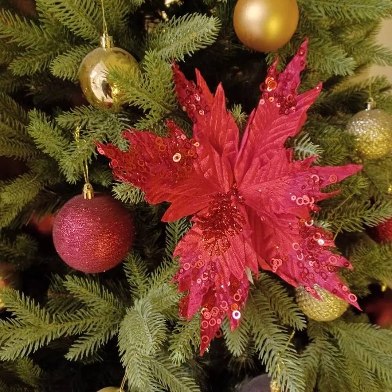 DECOLED Květ, 30 x 23 cm, červená