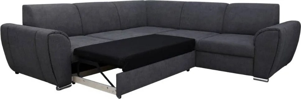 Rohová rozkladacia sedačka ROYAL 2+L antracit