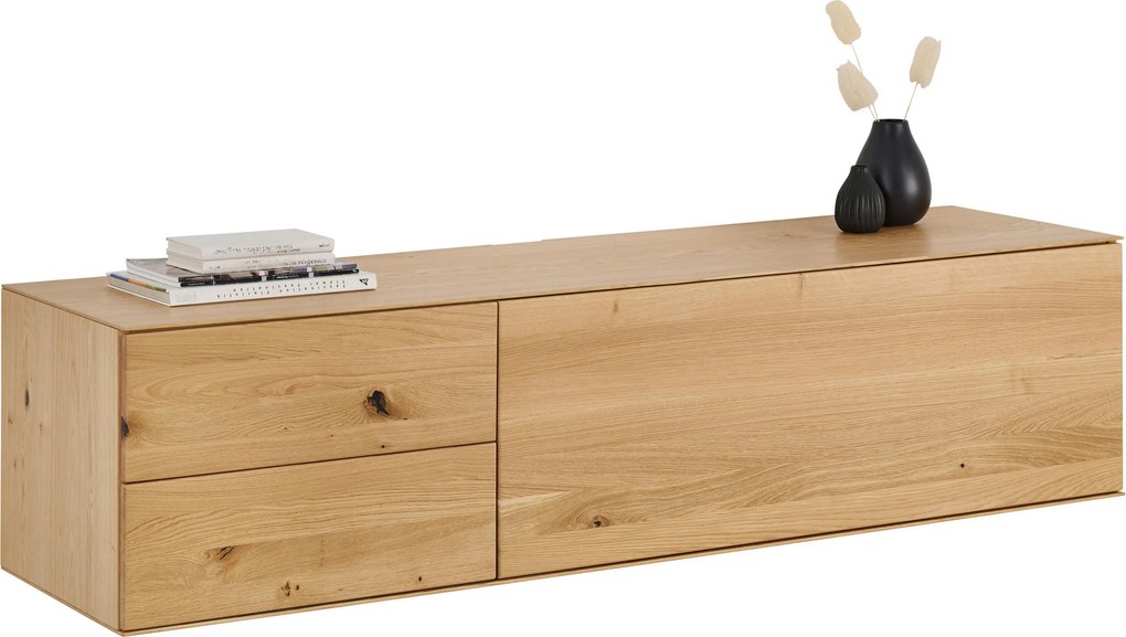 XXXLutz NÍZKA KOMODA, dub, farba duba, 181/44/50 cm Dieter Knoll - Komody - 001770003604