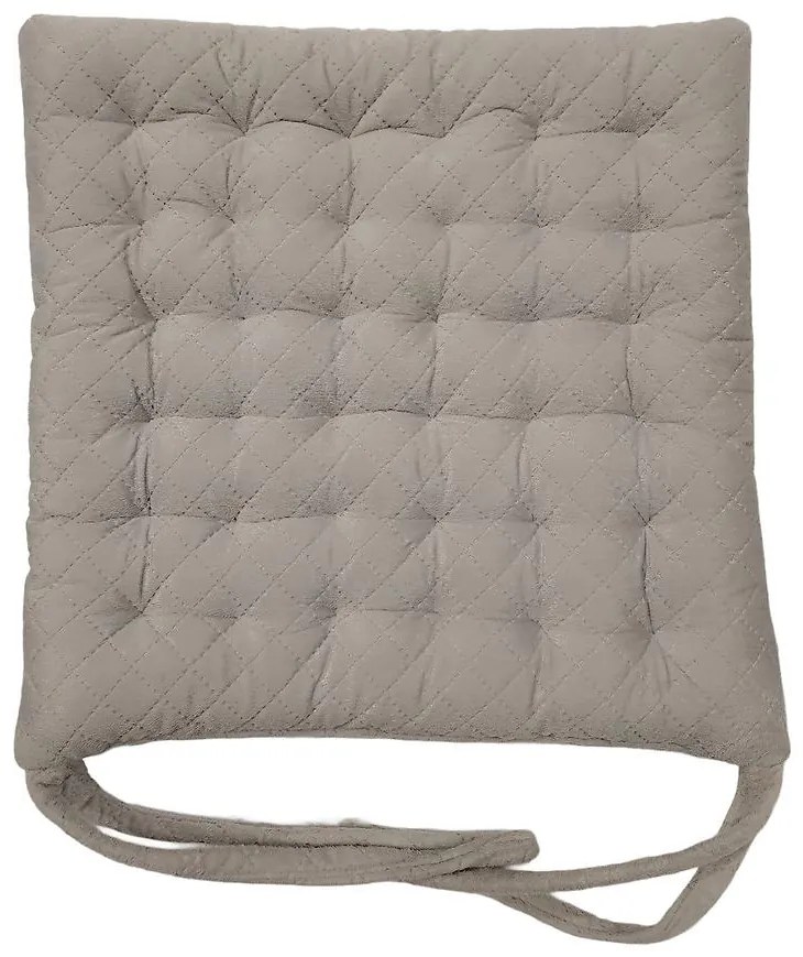 Poduška na stoličku SSE Morrocco 14 40x40 cm svetlosivá