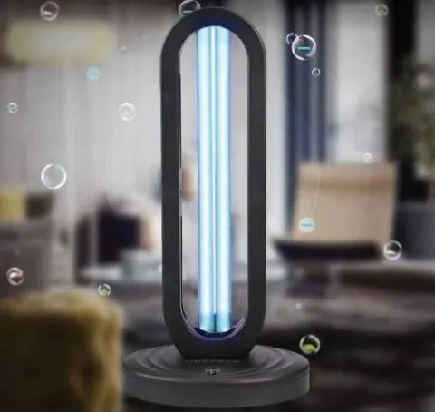 UV stolová lampa na dezinfekciu miestností FERON UL361S, 36W - BIELA