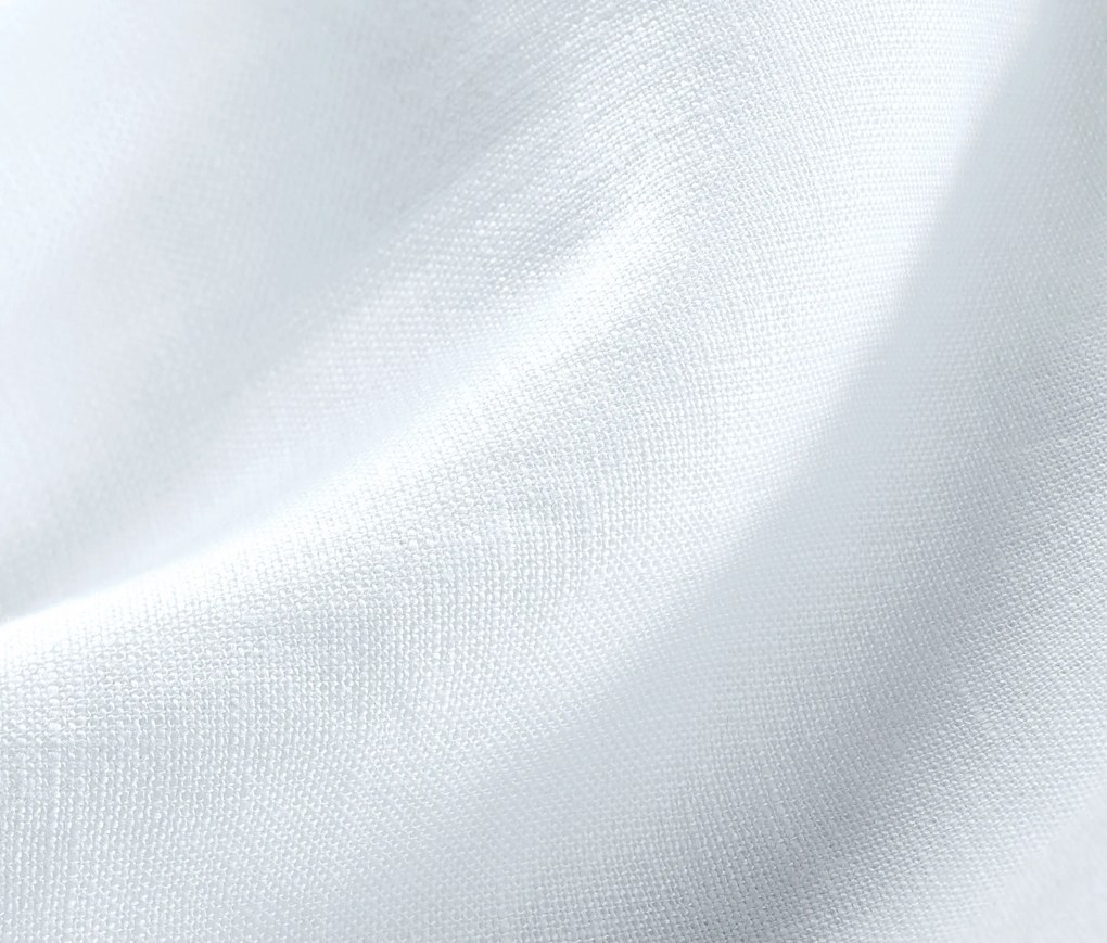 Ľanová posteľná bielizeň, biela, štandardná veľkosť