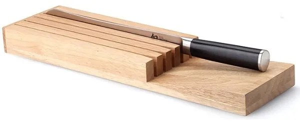 Continenta C30518 - Organizér na nože 39x11x3,5 cm gumovník