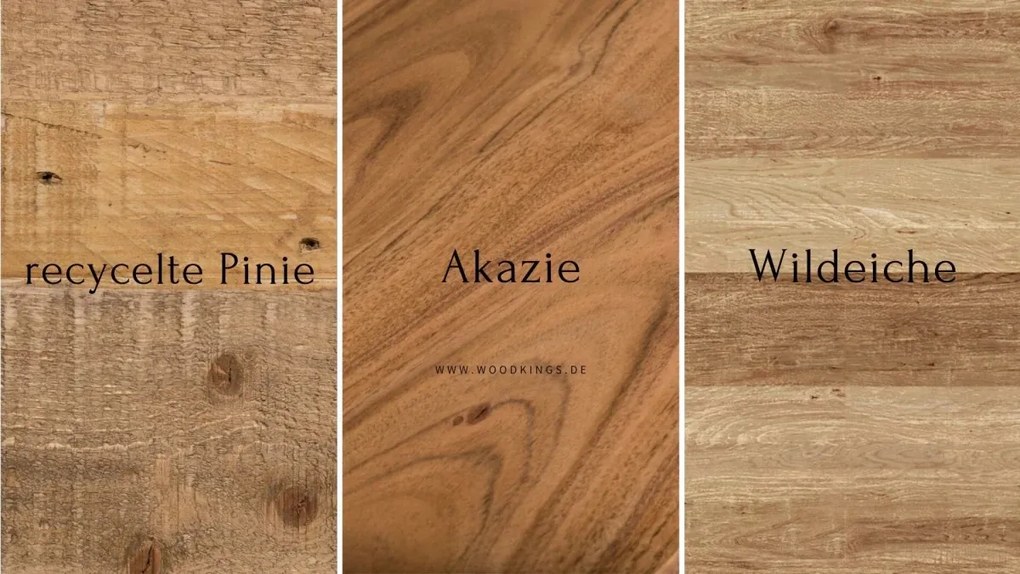 furniture-nabytek.cz - Masivní TV stolek Auckland Acacia z akácie a kovu, lakovaný, hnědý – 155×45×40 cm