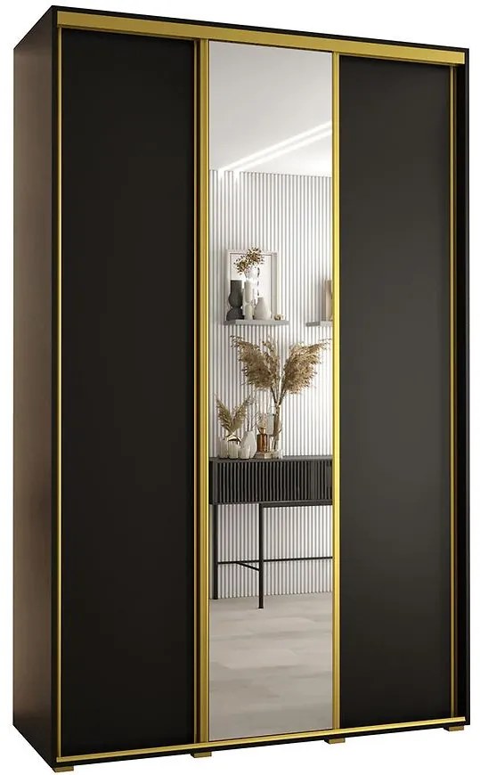 Skriňa 45 Canaris 3 160 čierna/gold