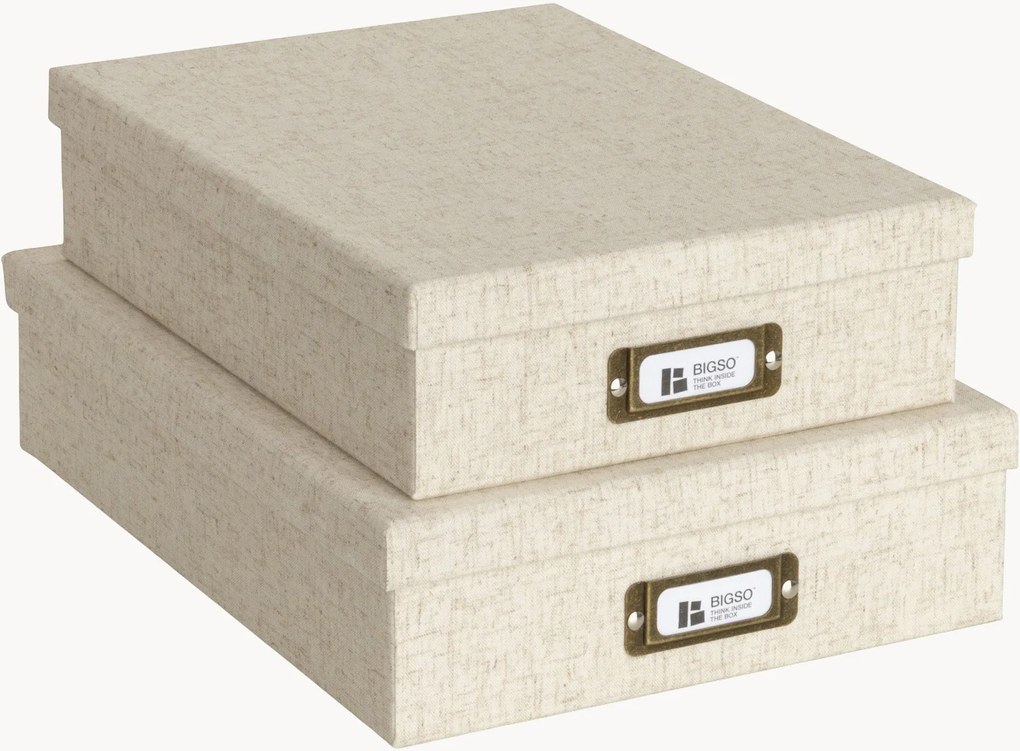 Súprava úložných škatúľ Rasmus, 2 ks