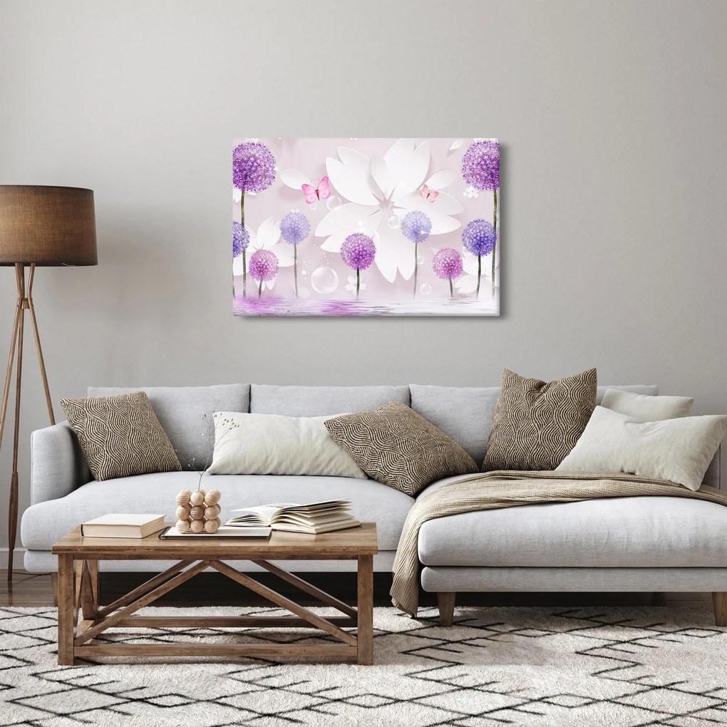 Obraz - Na rieke kvetov (90x60 cm)