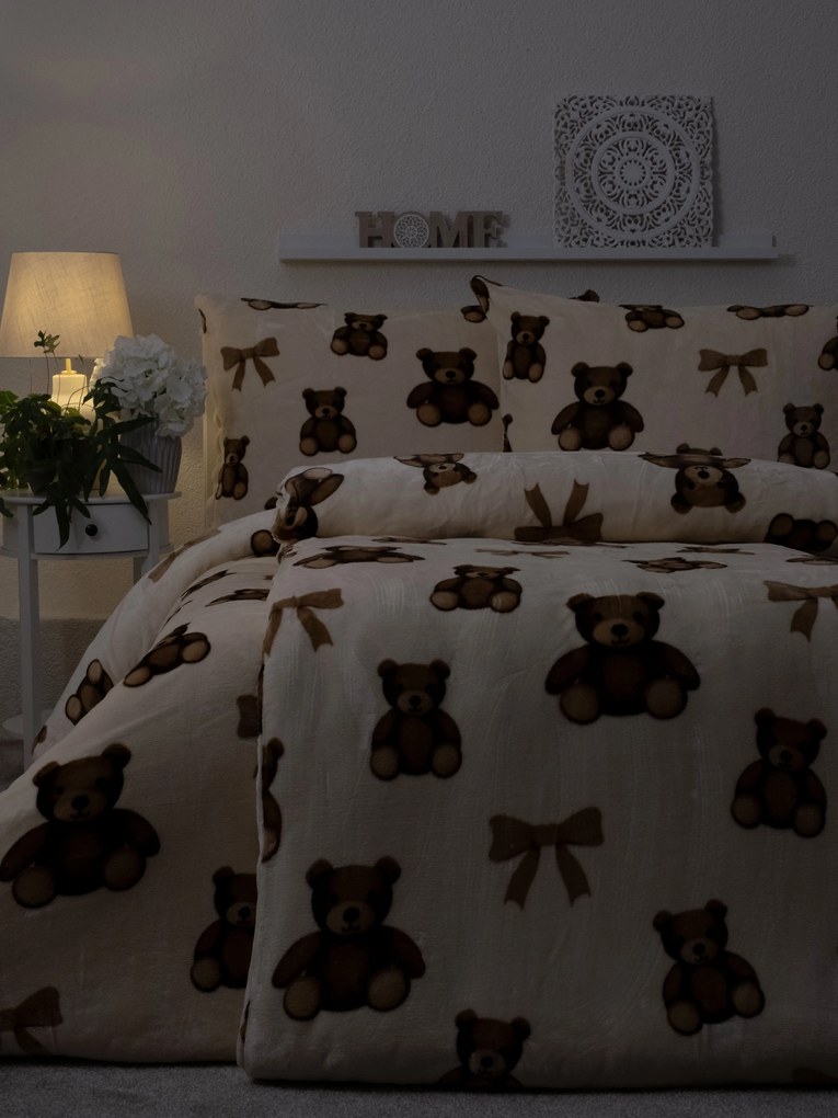Predĺžené obliečky mikroplyš Exclusive – Plyšové medvedíky