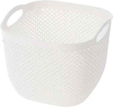 Úložný koš Diamond 630 ml, biely/čierny%