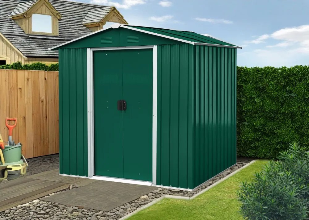 Záhradný domček BestBerg ZDB-2Z / 2,5 m² / 194 x 131 x 184 cm / zelený