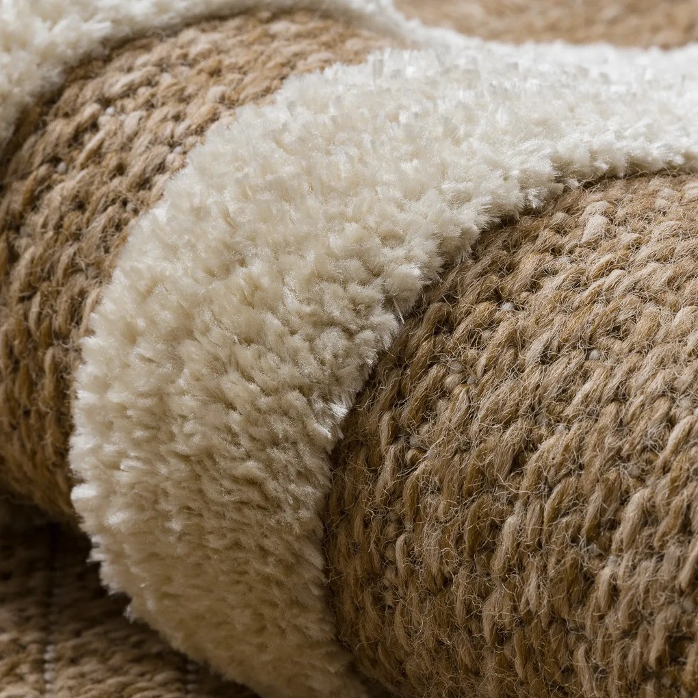 Dywany Łuszczów, Kusový koberec Spark 0687A beige/cream, 200x290, béžová, chodba / predsieň