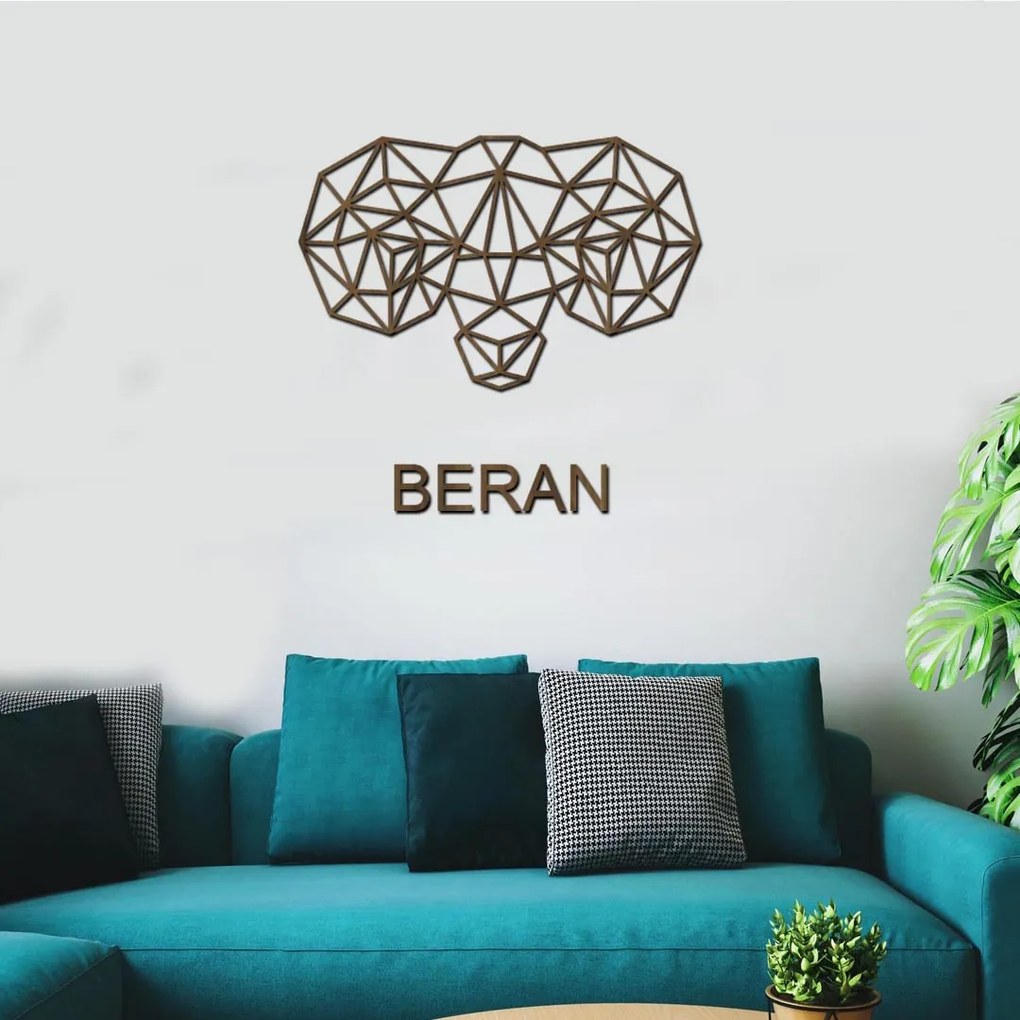 drevo zivota Drevená dekorácia na stenu znamenia BERANA Farebný vzor: Buk, Rozmery (cm): 40x25