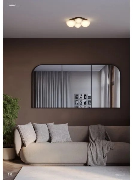 Redo 01-4333 - LED stropné svietidlo LUMIEN 4×LED/26W/230V 2700/3000K CRI90 čierne