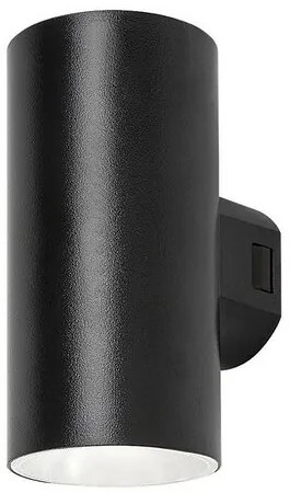 Rabalux 77155 vonkajšie nástenné LED svietidlo Urfa, 18W, IP65, čierna, 16 cm