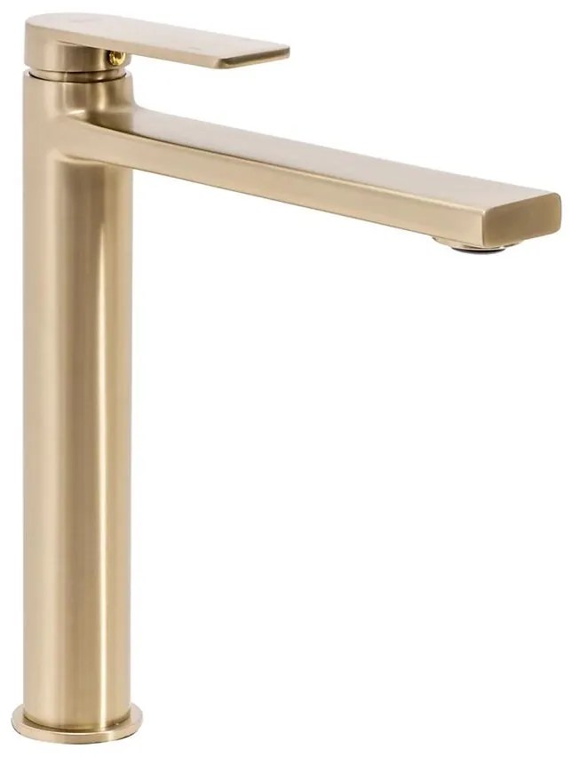 Vysoká umývadlová batéria Rea Verso zlato brúsené