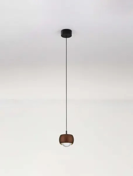 LED kávový dizajnový luster Conga