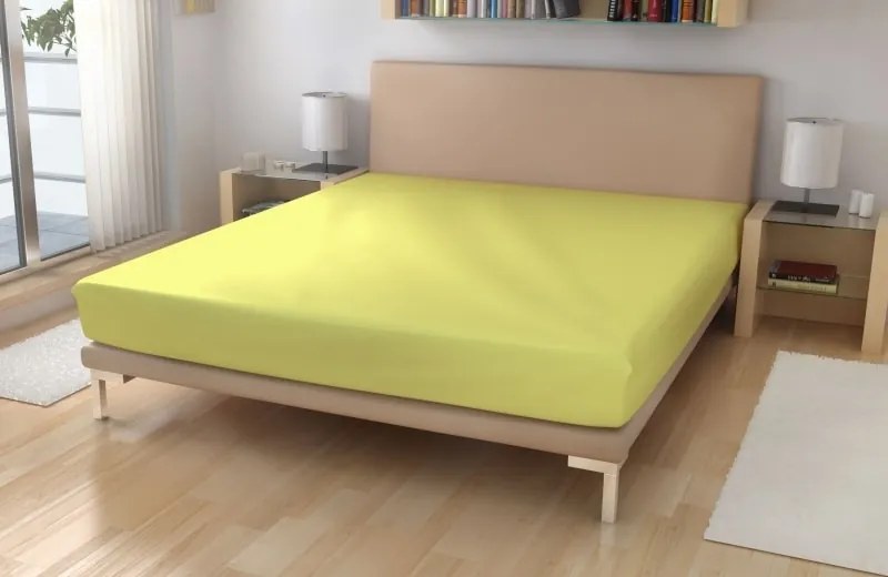 Polášek Jersey plachta s elastanom - Modrá | 90 x 200 cm