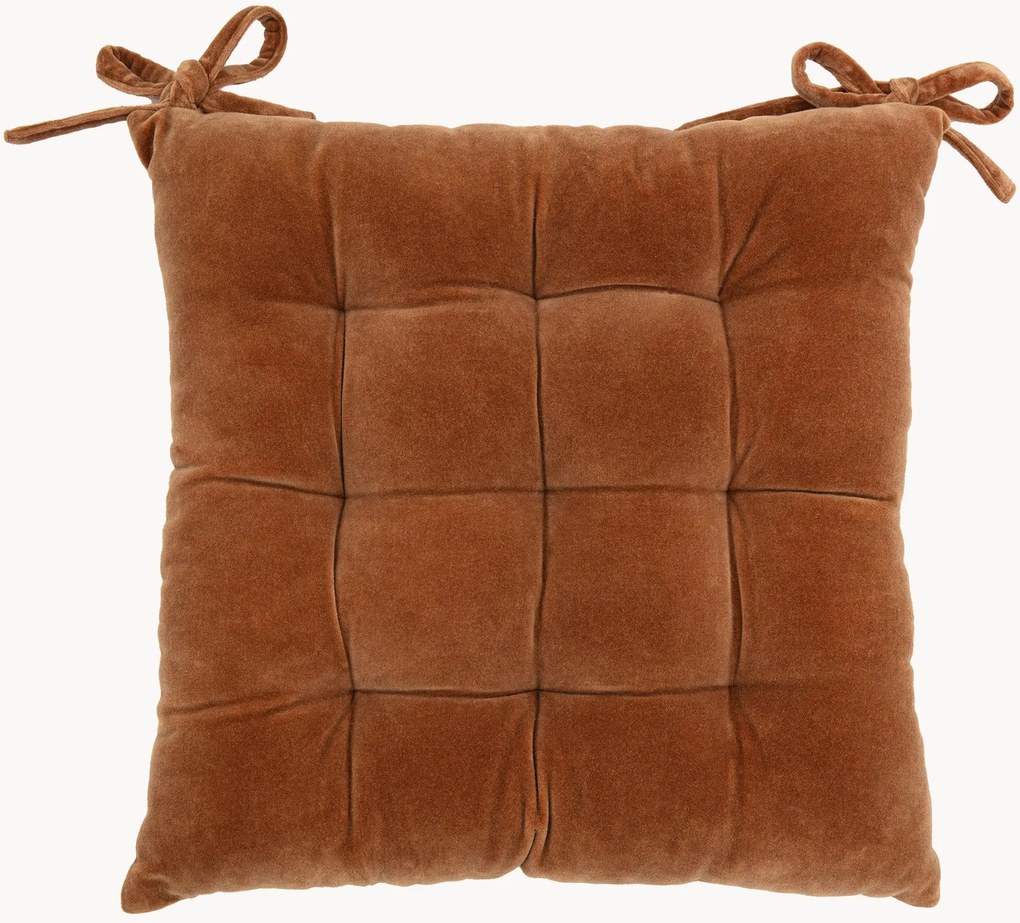Zamatová poduška na stoličku Cozy
