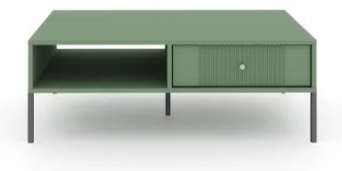 Konferenčný stolík LUE zelená/čierna