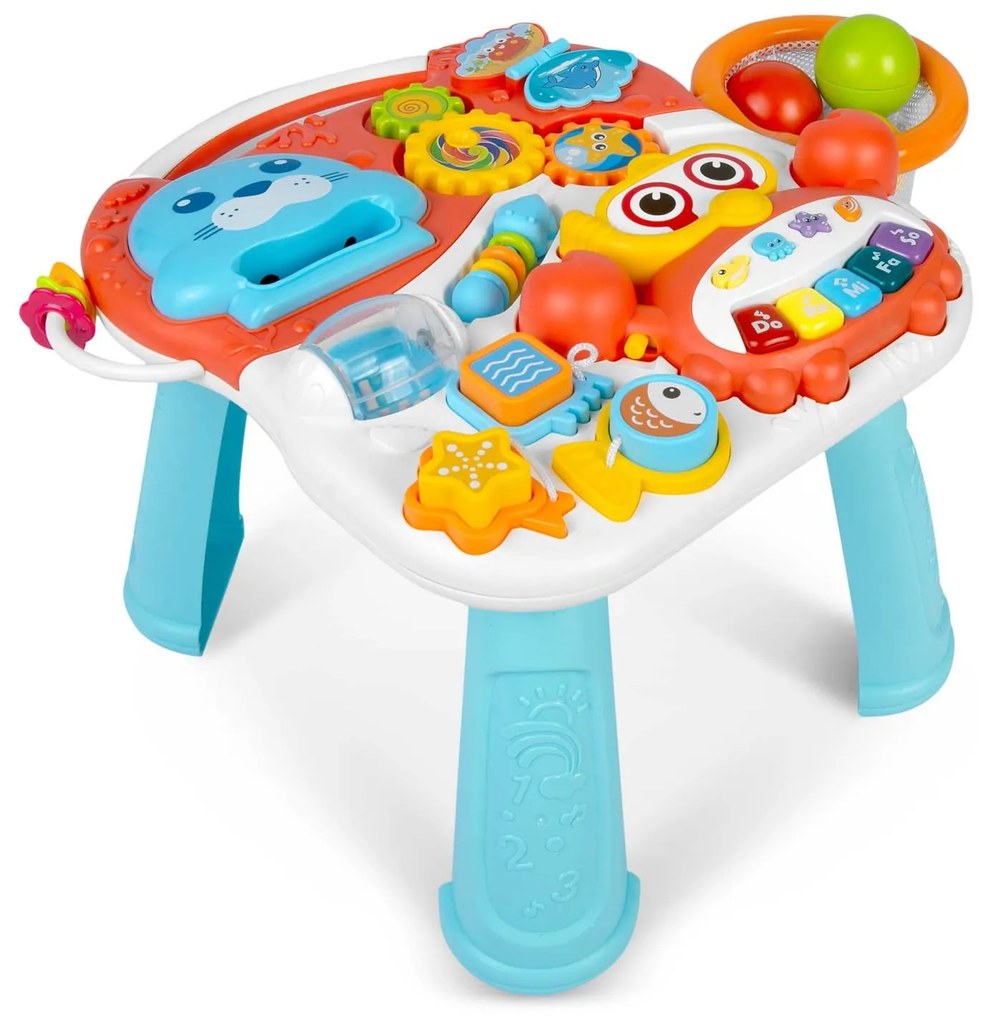 Ricokids Vzdelávacie chodítko 2 v 1 RK-810 biely a červený
