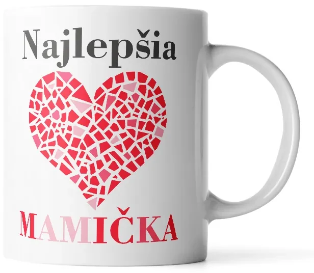 Sablio Hrnek Nejlepší maminka - 200 ml - espresso