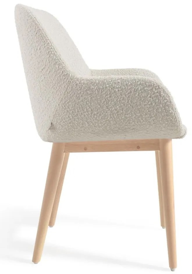Biela jedálenská stolička Konna – Kave Home