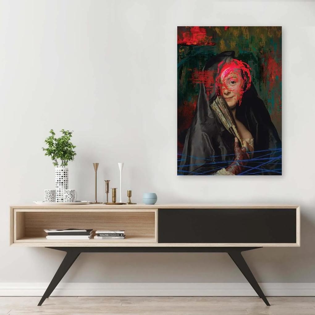 Gario Obraz na plátne Poškriabaný portrét ženy - Jose Luis Guerrero Rozmery: 40 x 60 cm