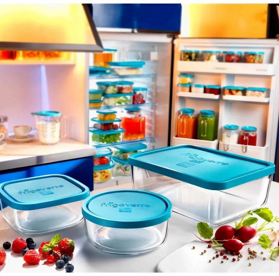 Bormioli Rocco Sklenená dóza s viečkom Frigoverre, 9,5 cm, S